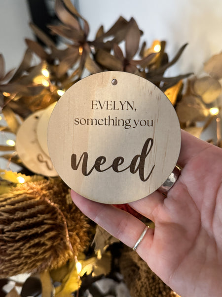 Wooden Mindful Gift Tags | Personalised