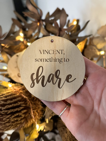 Wooden Mindful Gift Tags | Personalised