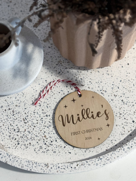 Wooden Christmas Baubles | Personalised