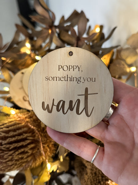 Wooden Mindful Gift Tags | Personalised